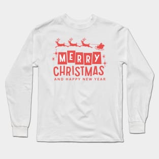 Merry Christmas and Happy New Year: Festive Delights Long Sleeve T-Shirt